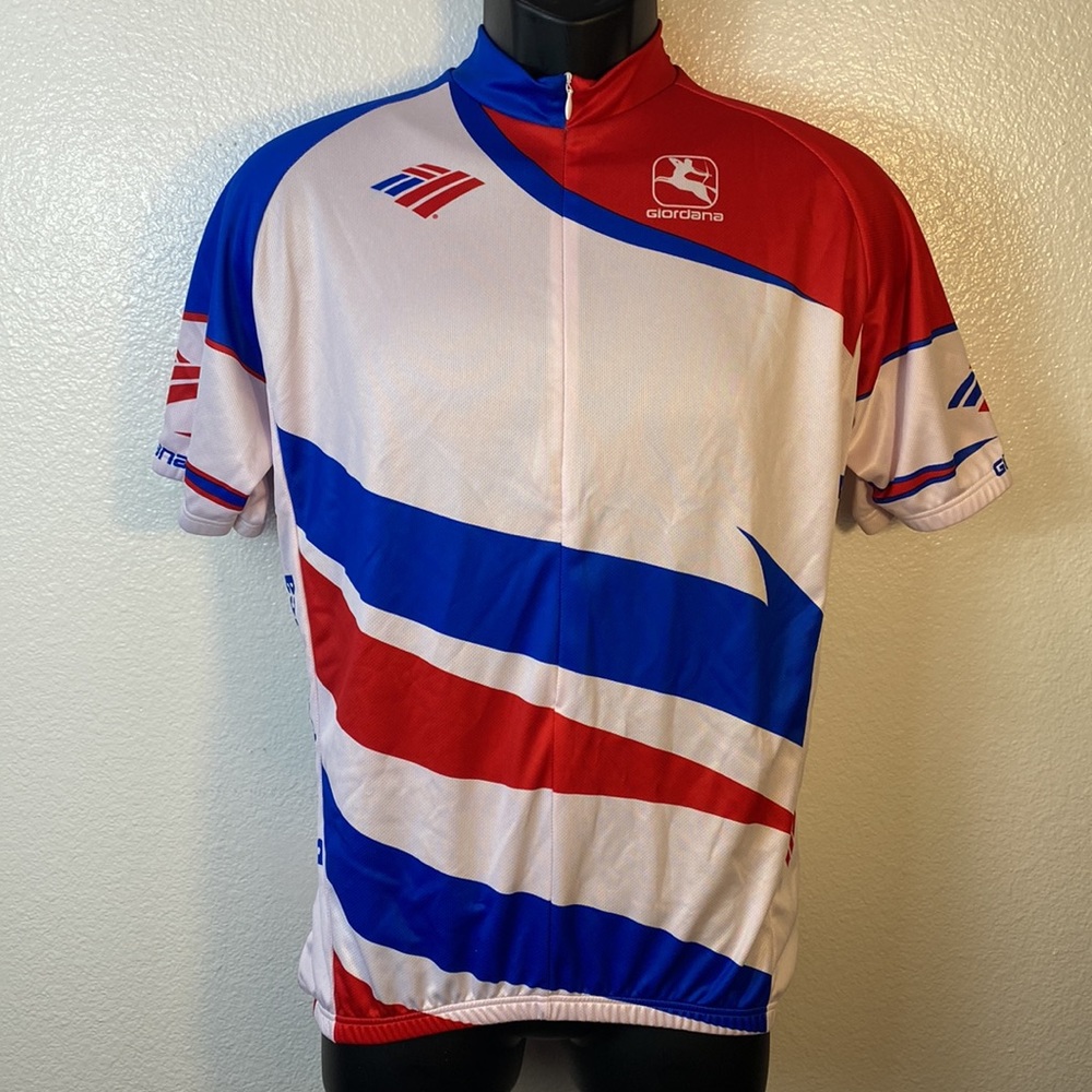 Giordana Cycling Jersey, Bank of America All Over Print, Men’s Large